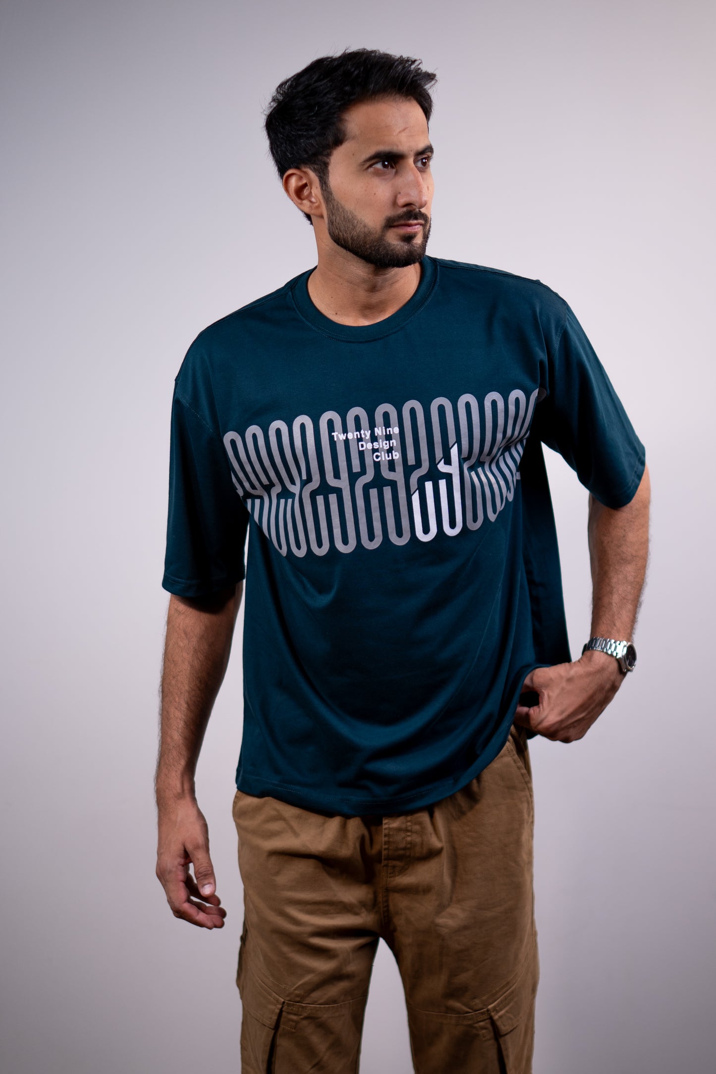 Twenty Nine Design Club Drop shoulder T-SHIRT