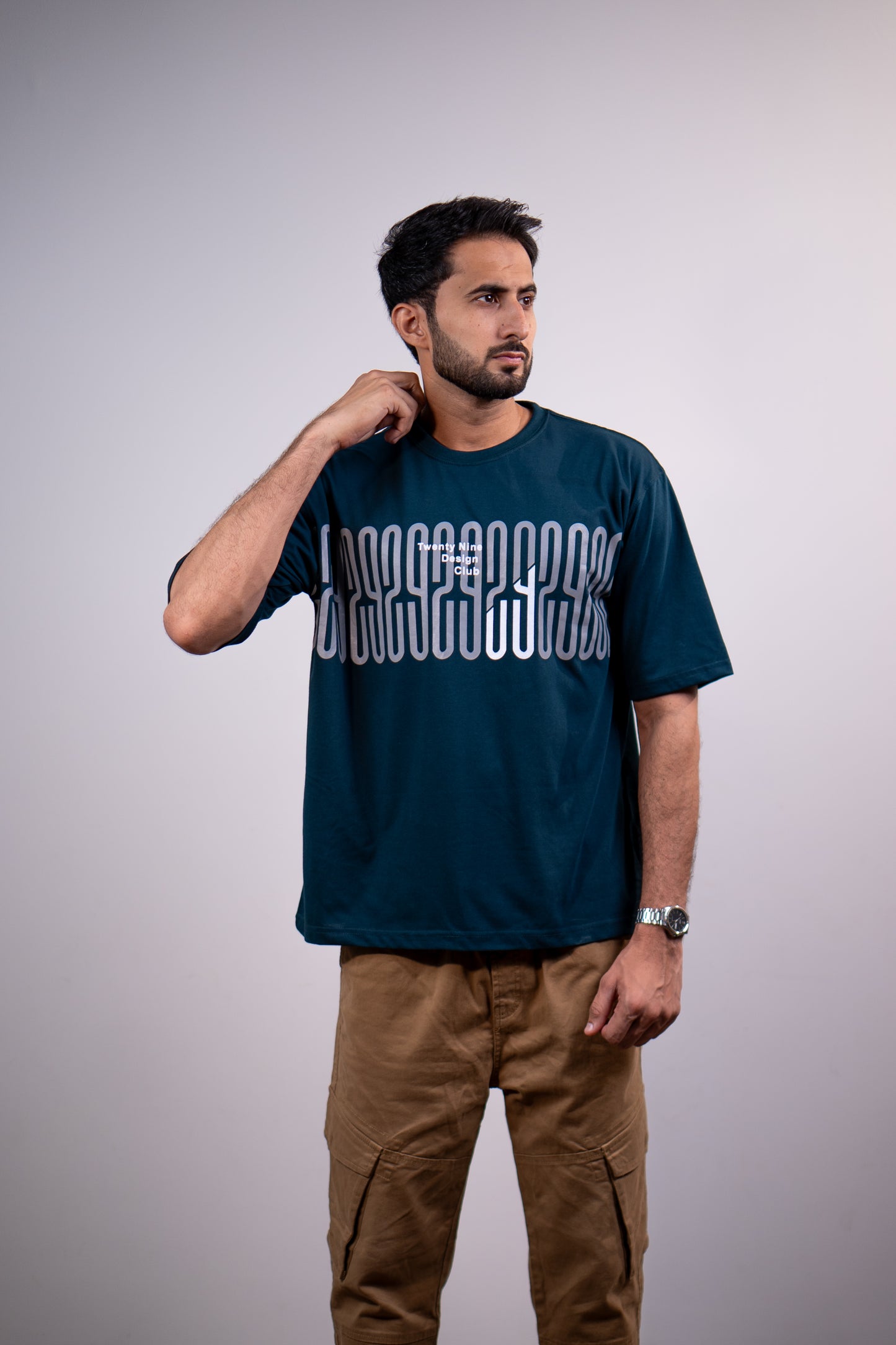 Twenty Nine Design Club Drop shoulder T-SHIRT