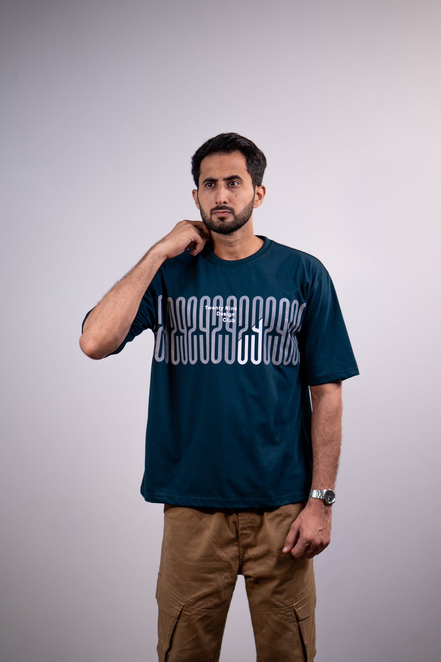Twenty Nine Design Club Drop shoulder T-SHIRT