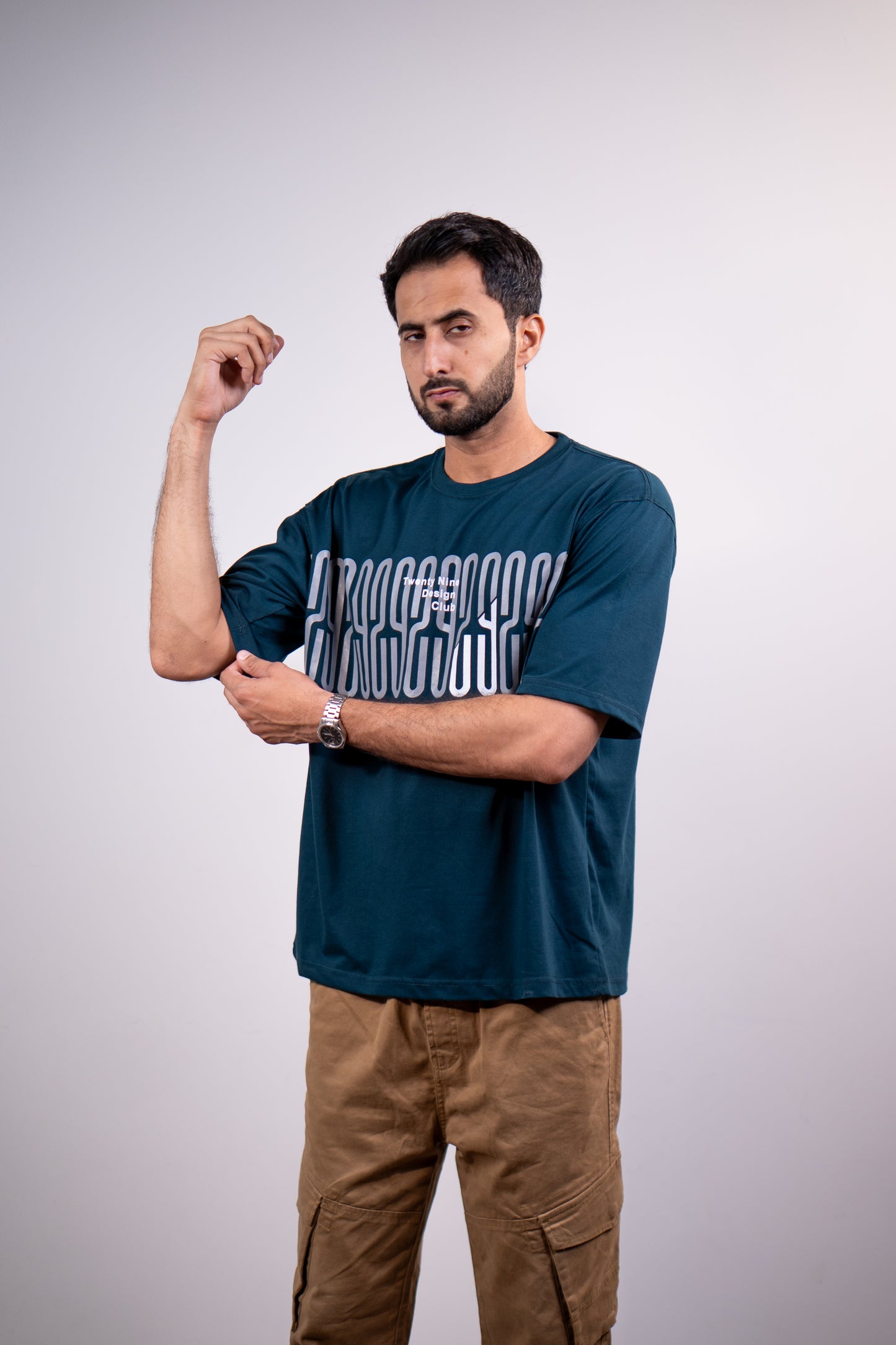 Twenty Nine Design Club Drop shoulder T-SHIRT