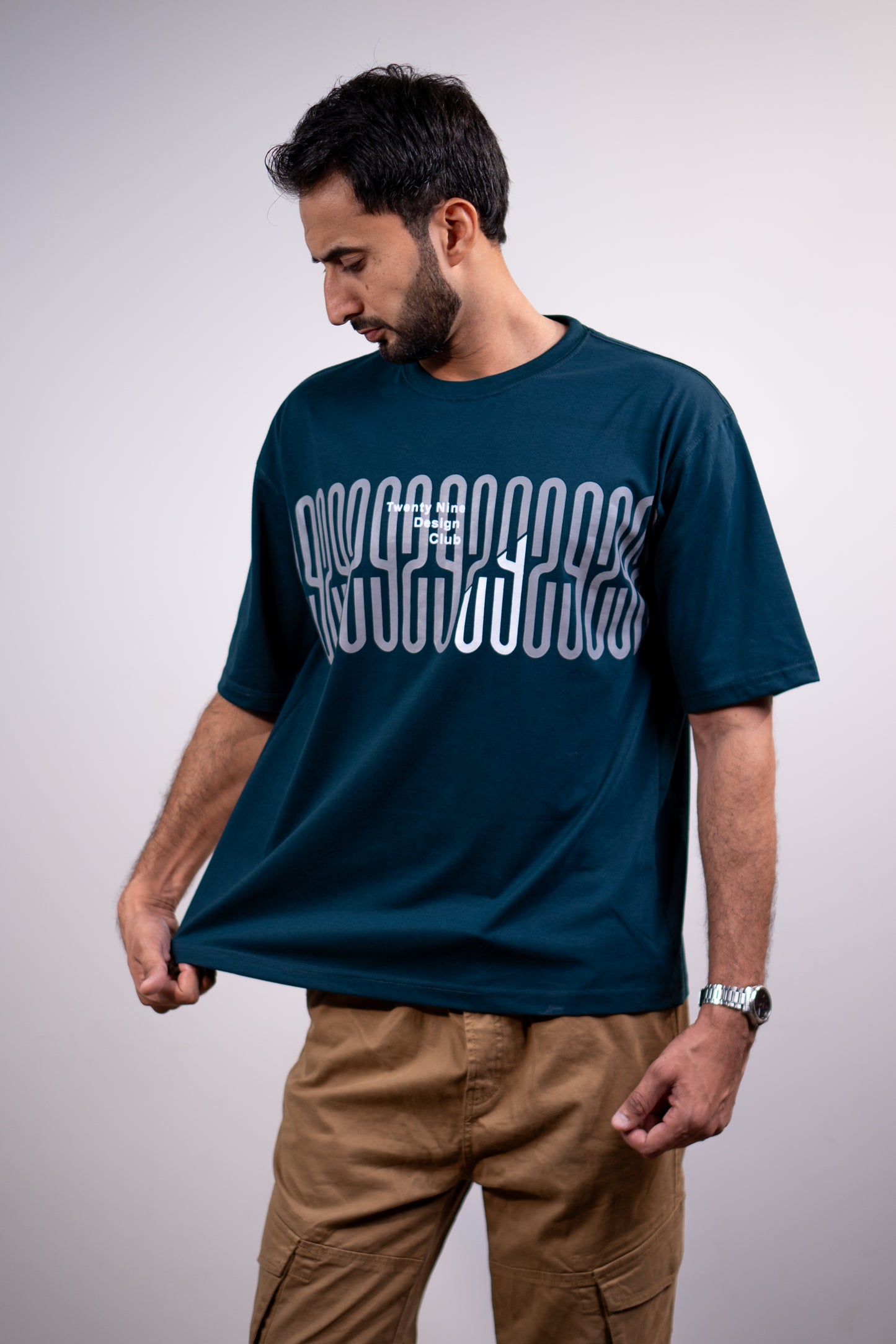 Twenty Nine Design Club Drop shoulder T-SHIRT
