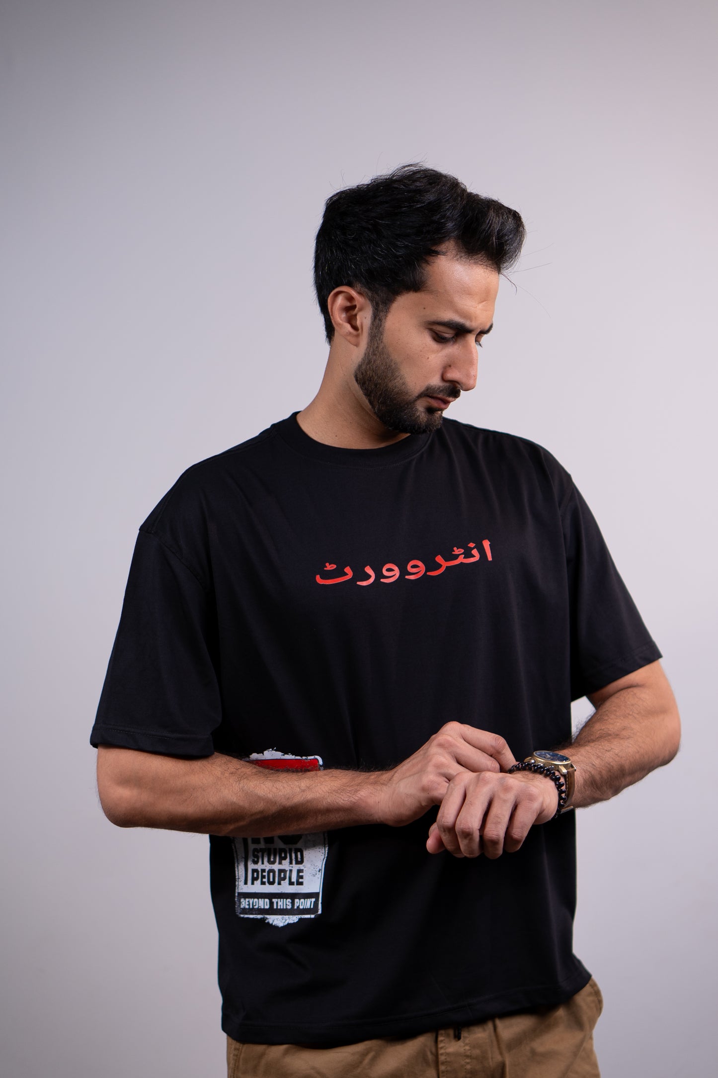 INTROVERT Drop shoulder T-SHIRT