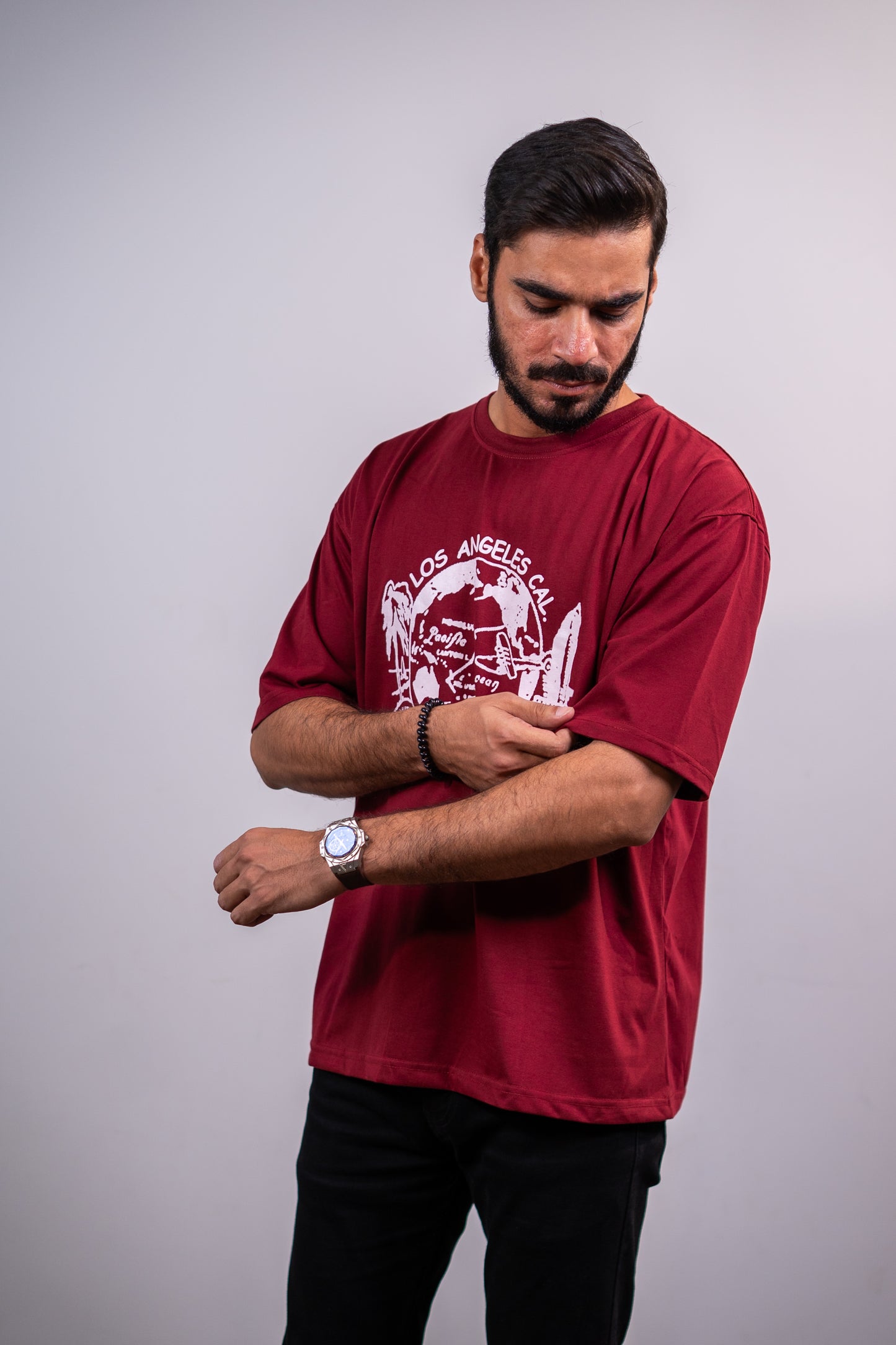 Los Angeles Drop shoulder T-SHIRT