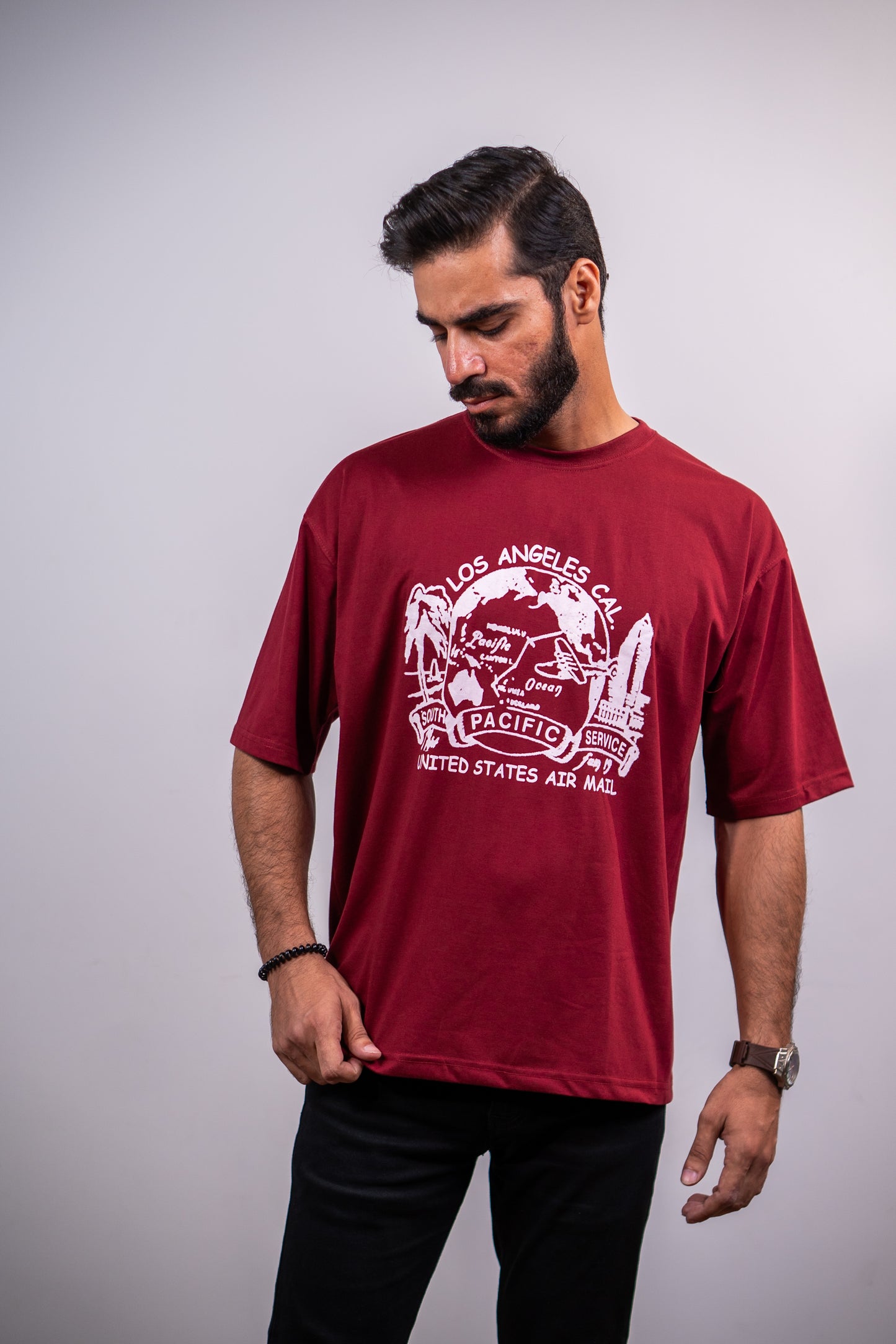 Los Angeles Drop shoulder T-SHIRT