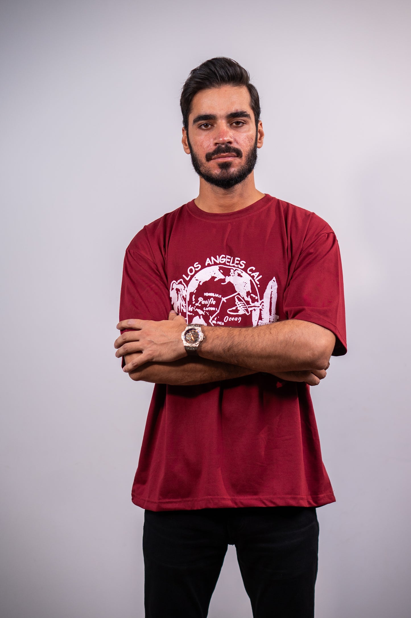 Los Angeles Drop shoulder T-SHIRT