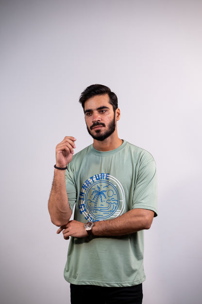Peace In Nature Drop shoulder T-SHIRT
