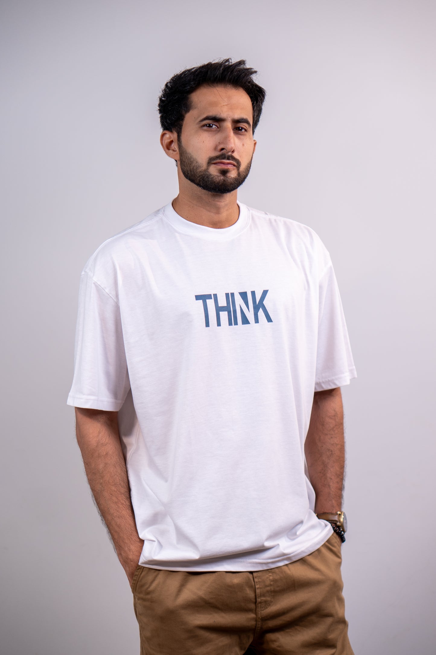 Think Drop Shoulder T-SHIRT