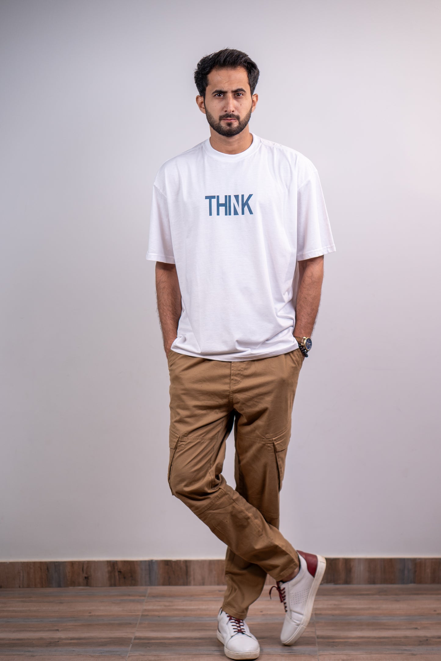 Think Drop Shoulder T-SHIRT