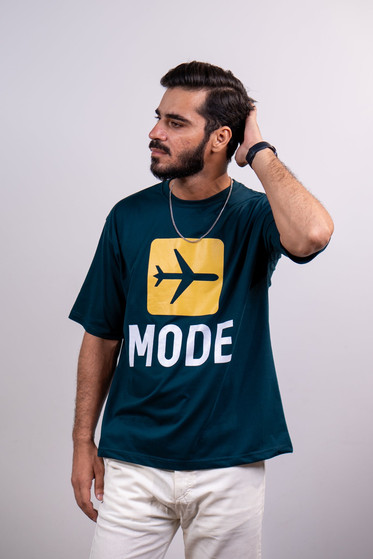 Airplane Mode Drop Shoulder T-Shirt