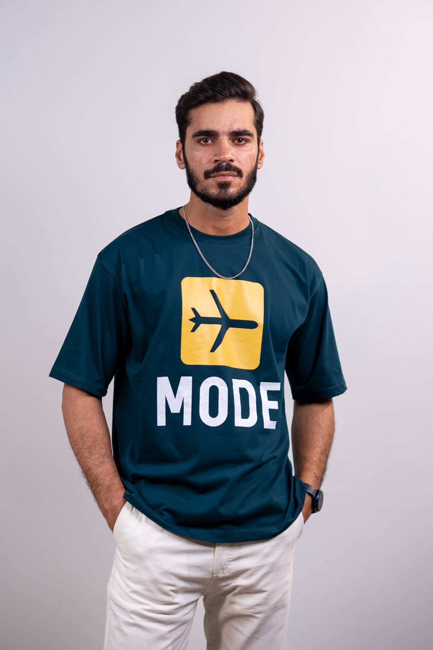 Airplane Mode Drop Shoulder T-Shirt