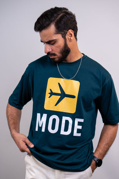Airplane Mode Drop Shoulder T-Shirt